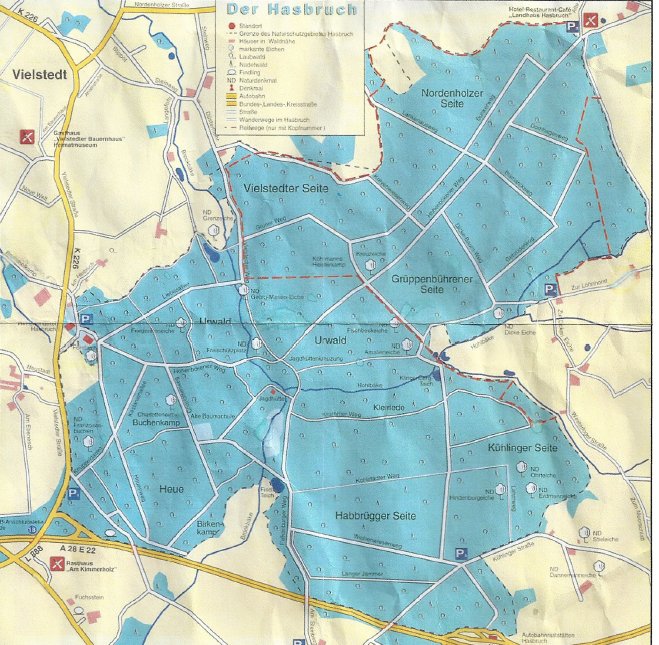 Karte Hasbruch